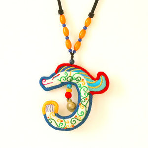 Gorgeous and fun Dragon necklace!